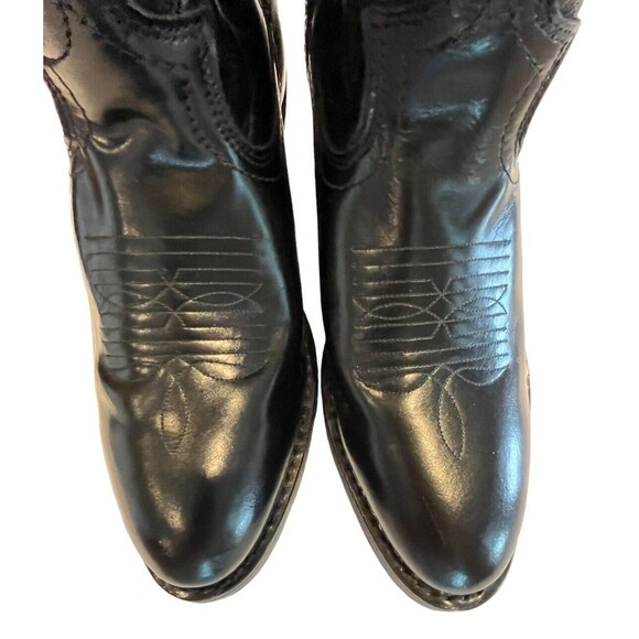Laredo Mens boots Black Cowboy Western  Sz 7 EW Resist NWOT - Picture 4 of 10